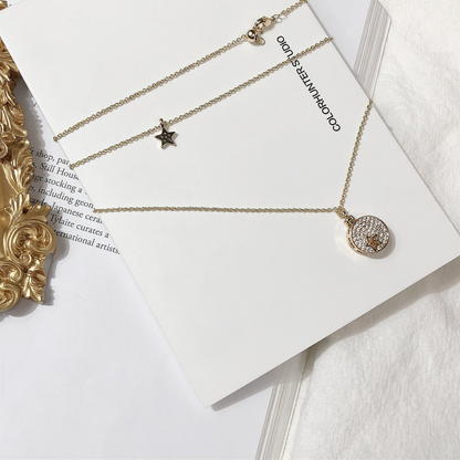 Layered Star Necklace by WalkTree
