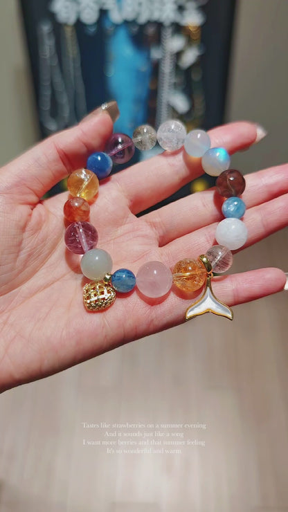 Whale Song Aromatherapy Crystal Bracelet | WalkTree