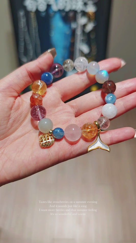 Whale Song Aromatherapy Crystal Bracelet | WalkTree