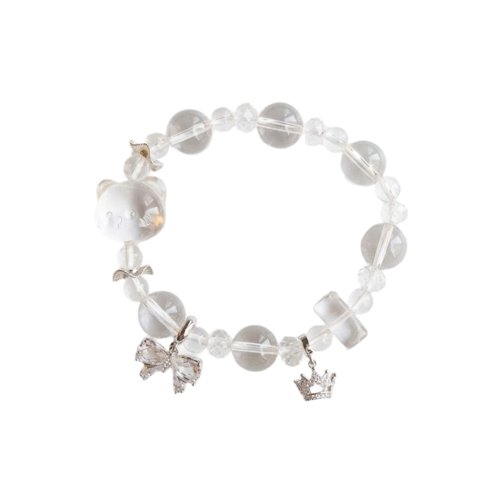 Raccoon Tale Aromatherapy Crystal Bracelet with copper-tone accents — aromatherapy crystal jewelry by WalkTree