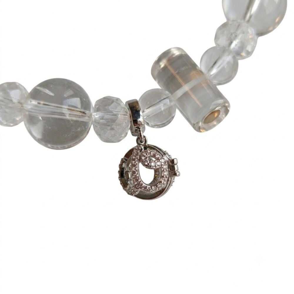 Raccoon Tale Aromatherapy Crystal Bracelet with copper-tone accents — aromatherapy crystal jewelry by WalkTree
