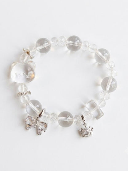 Raccoon Tale Aromatherapy Crystal Bracelet with copper-tone accents — aromatherapy crystal jewelry by WalkTree